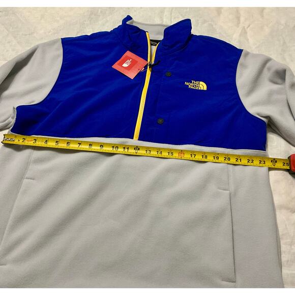 Men’s XL  The North Face Sun Rise 1/4 Zip Pullover Heather light  Gray blue new - Picture 2 of 7